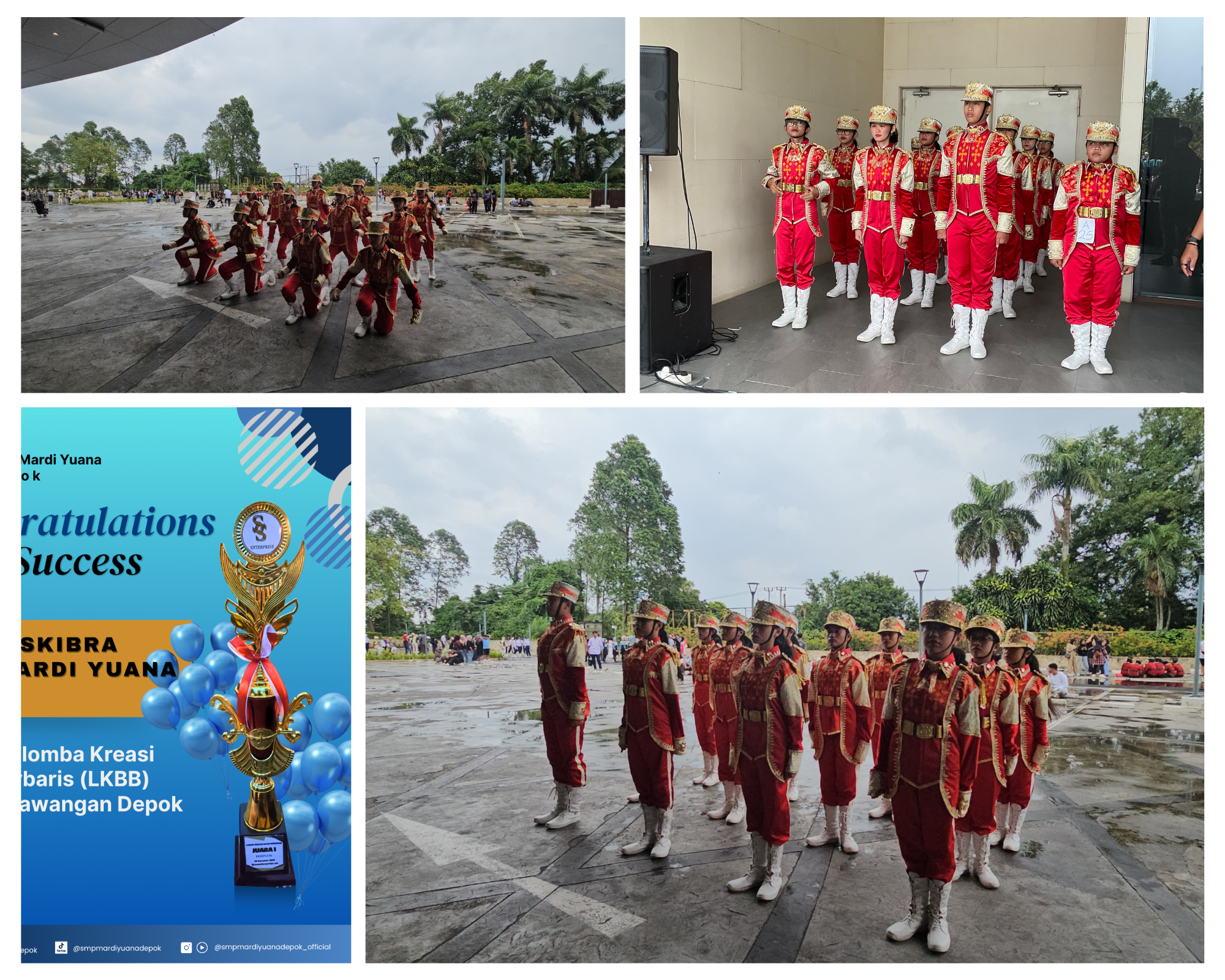 Selamat Kepada Tim Paskibra SMP Mardi Yuana Depok