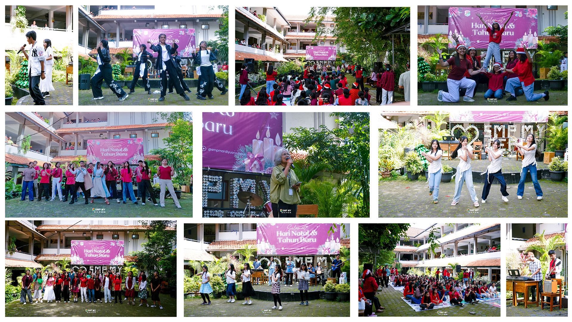 SUKA CITA NATAL SISWA SISWI SMP MARDI YUANA DEPOK